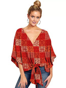 Blusa Feminina Gola V Ellie