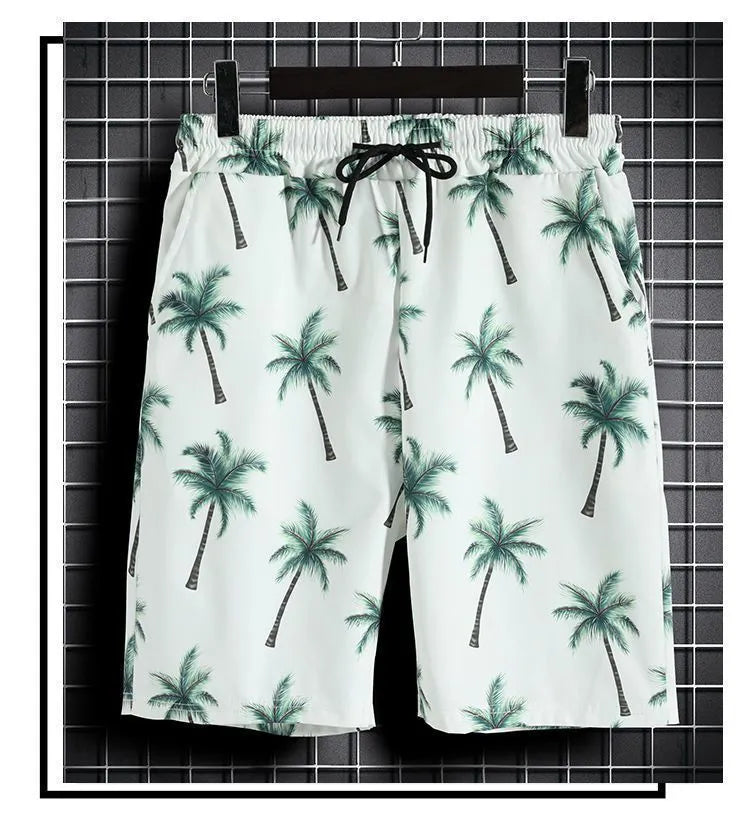 Conjunto Havaiano Camisa + Shorts Masculino