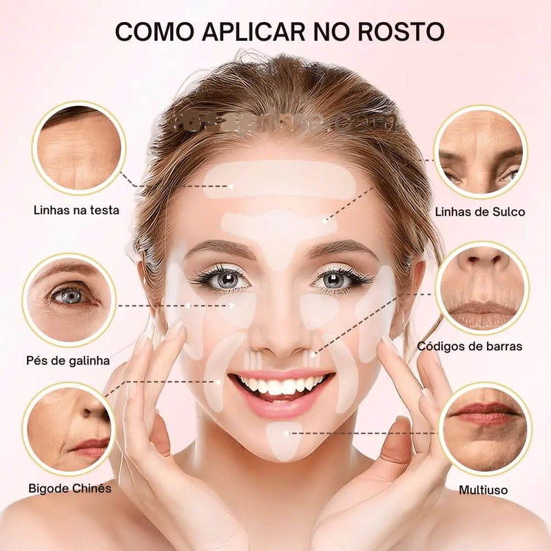 Adesivos Silicone Anti-rugas