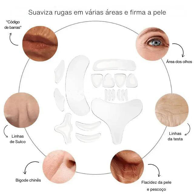 Adesivos Silicone Anti-rugas