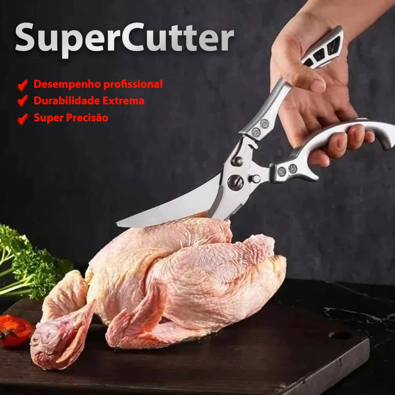 Tesoura Culinária SuperCutter - Aço Inoxidável de Alta Qualidade