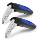 Duas Alças de Suporte na cor azul, onde observa-se a qualidade do material.