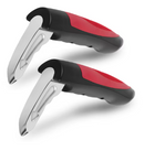 Duas Alças de Suporte na cor vermelha, onde observa-se a qualidade do material.