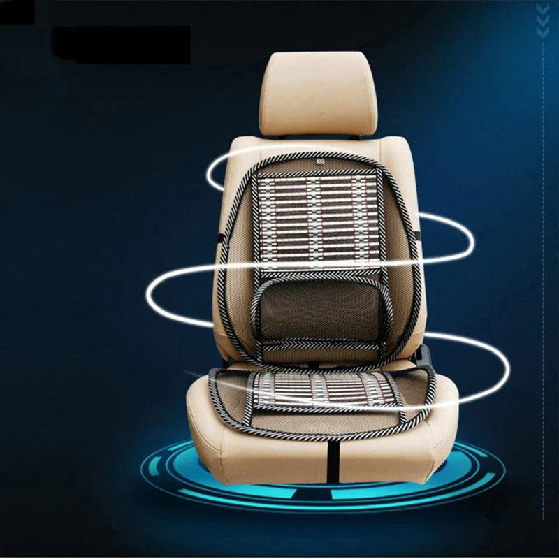 RelaxPad™ colocado em uma cadeira tipo gamer, promovendo conforto extra.