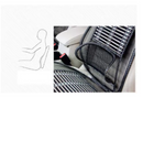 Vista lateral do RelaxPad™ mostrando a curvatura anatômica para apoio lombar.