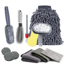 Conjunto de Ferramentas de Limpeza Automotiva - 6 ou 12 peças