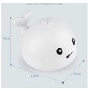 As medidas do brinquedo Baleia são: 9 cm x 11 cm x 10 cm.