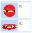 Brinquedo nas formas das funções Disco e Bola. Cor vermelha.