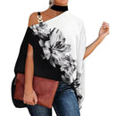 Blusa Feminina Gola Alta e Ombro Aberto - Brenda