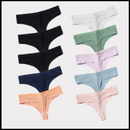 Kit 10pcs com variedade de cores, preta, rosa, branca, verde e laranja, mostra a diversificação das cores.