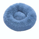O requinte da Cama Pet na cor azul.