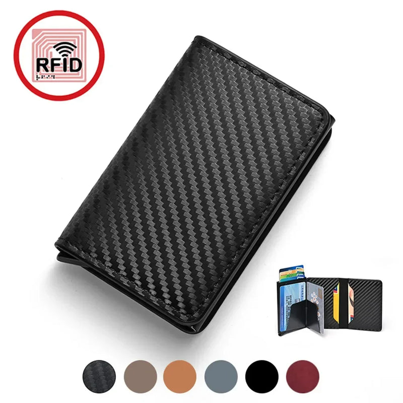 Característica de RFID e interior com mostra de cores disponíveis.