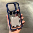 Case Duo Protect protegendo o iPhone contra quedas e impactos, com bordas reforçadas para máxima segurança.