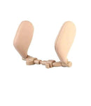 Almofada ergonômica para suporte cervical durante viagens longas.
