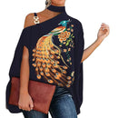 Blusa Feminina Gola Alta e Ombro Aberto - Brenda