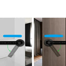 Fechadura Digital Biométrica conectada ao aplicativo Tuya Smart Life para controle remoto e gestão de acessos.