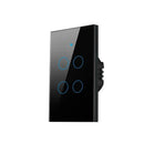 O Kit completo do Interruptor Inteligente Wi-Fi, inclui capacitor e manual.