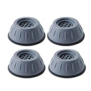 Kit com 4 Pés Anti Vibração para Máquina de Lavar, trazendo mais estabilidade e silêncio.