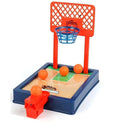 Mini Basquete Portátil montado, ideal para crianças desenvolverem habilidades motoras e se divertirem.