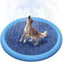 Piscina Inflável para Pets sendo usada em momento de felicidade pelo pet.  A montagem é rápida e prática, ideal para qualquer ambiente externo.