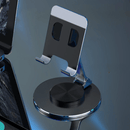 Suporte visto na perspectiva de cima de cor preta. Adquira já!