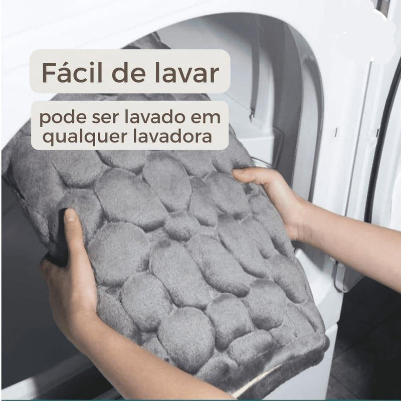 Fácil de lavar. Pode ser lavado em qualquer lavadora.